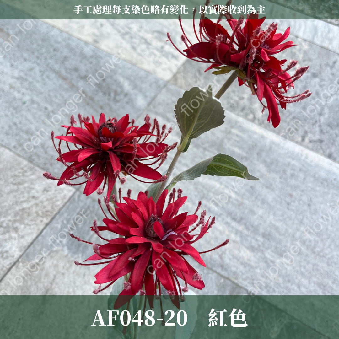 AF048 仿真針墊(3頭) 仿真花 台灣現貨