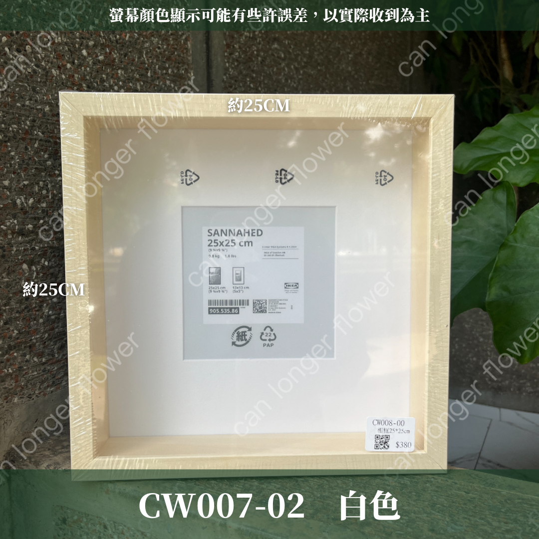 CW008 相框25*25cm 台灣現貨