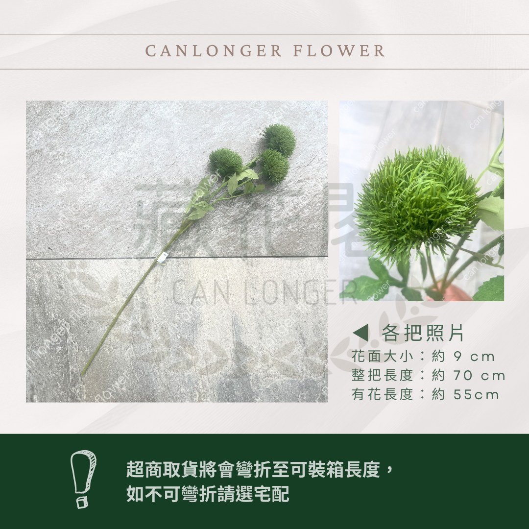 AF045 仿真綠石竹(3頭) 仿真花