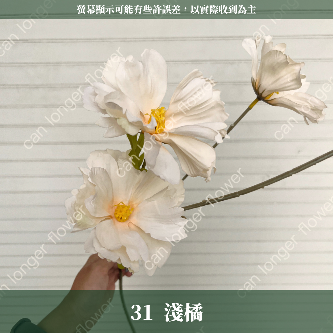 AF026 仿真芙蓉花(4頭) 仿真花