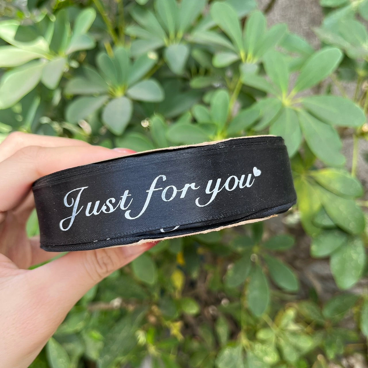 EP215D緞帶(JUST FOR YOU)2.5cm