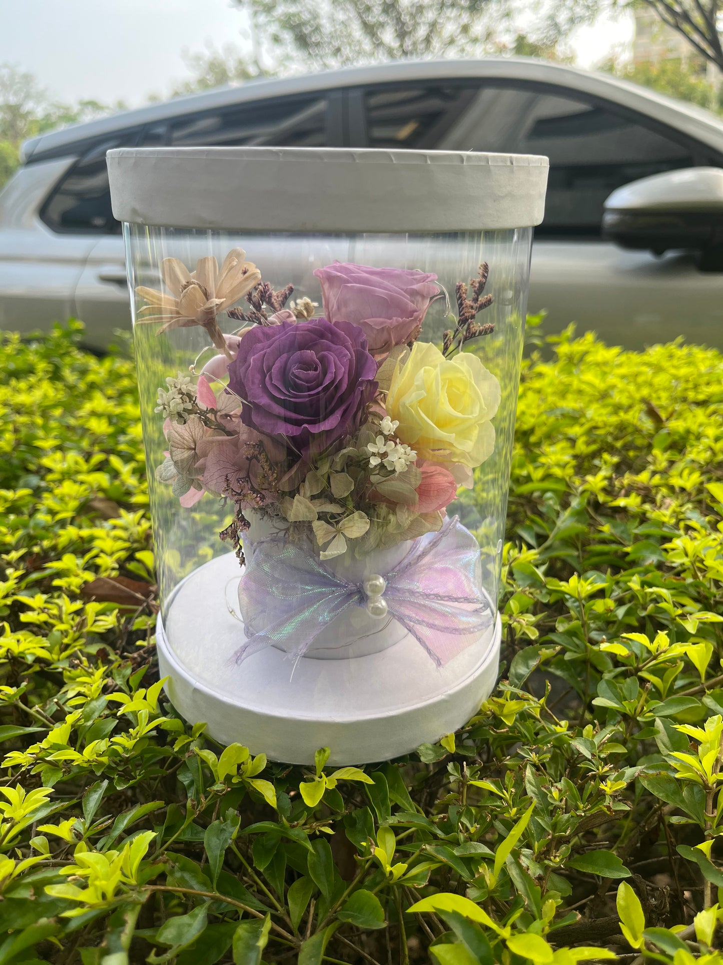 gift-f002永生手捧花禮盒(帶燈)