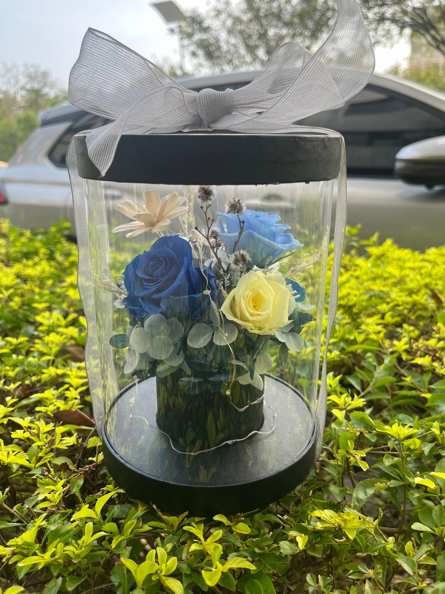 gift-f003永生手捧花禮盒(帶燈)