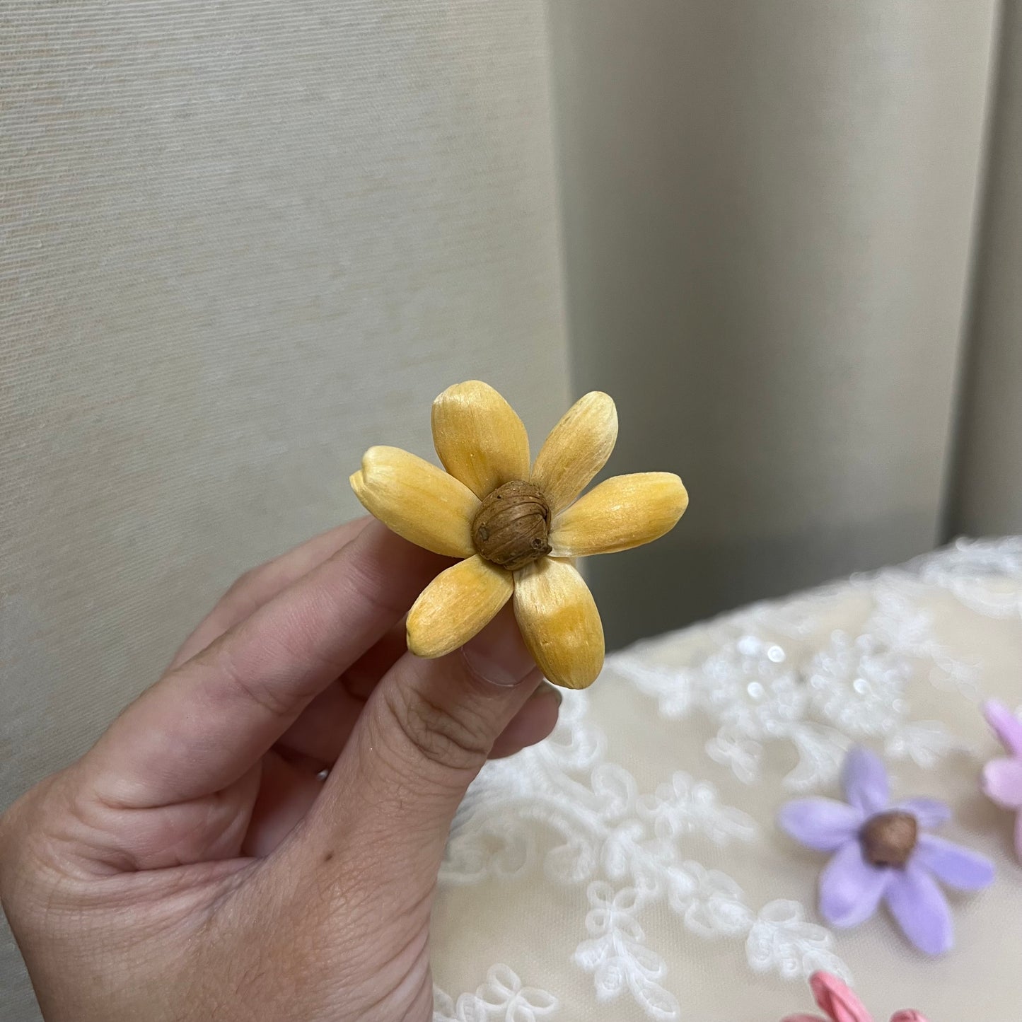 ✿ 台灣現貨 ✿ S-W 索拉花 4CM 通草花 擴香花 小雛菊