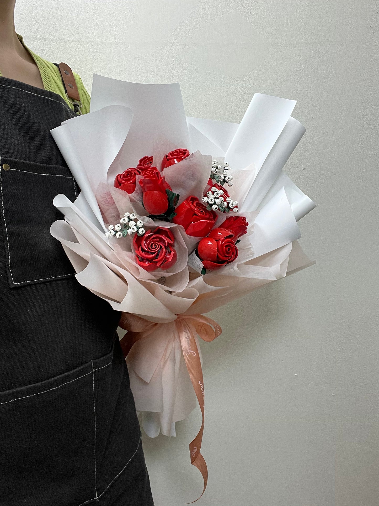 gift-b091積木花束L(積木花自備)