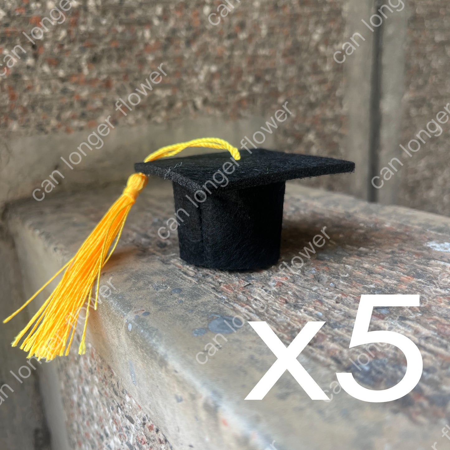✿ 台灣現貨 ✿ EM052 學士帽 單個 五個裝 (5.5*5.5*3cm)
