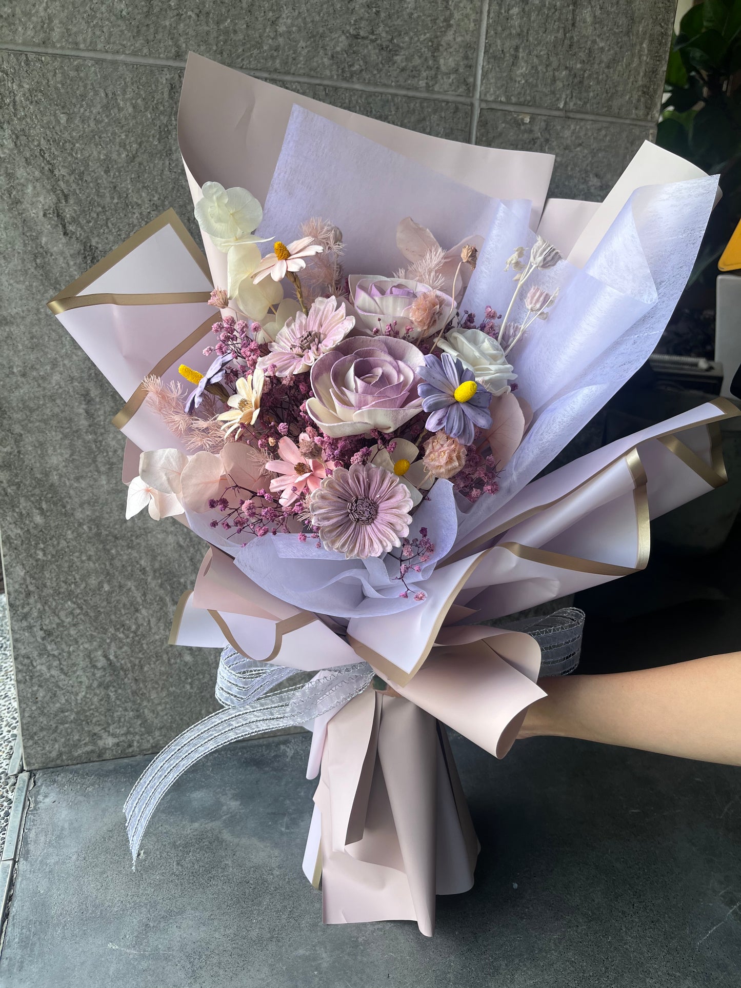 gift-B139 客訂粉紫色系花束XL 花束 粉紫色