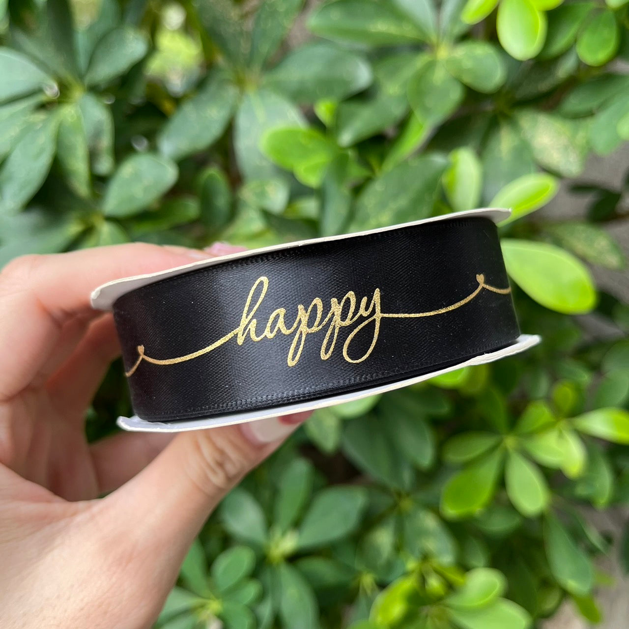 EP202A燙金緞帶(HAPPY)2.5cm