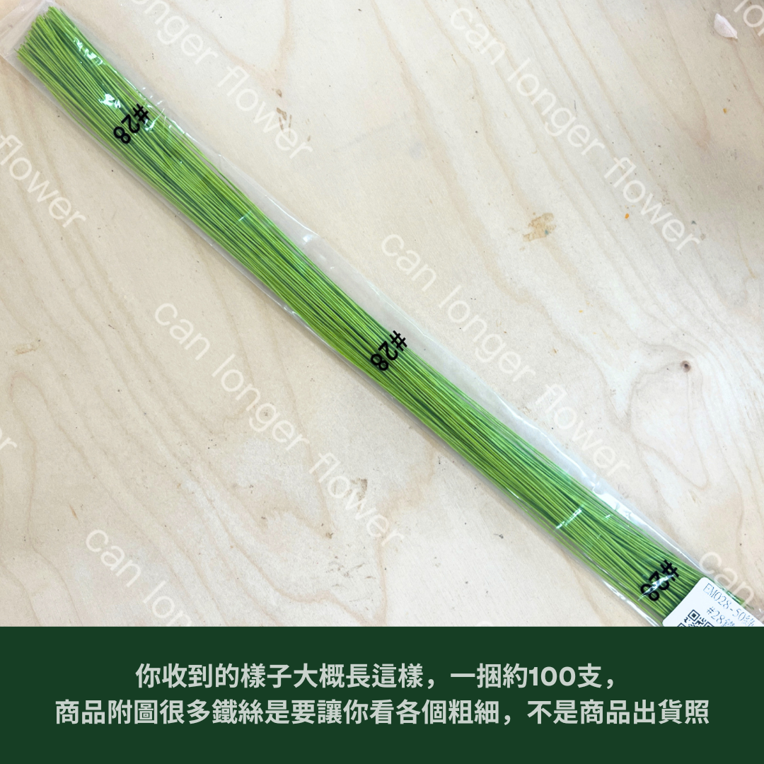EM022 22鐵絲100支 花藝鐵絲 台灣現貨