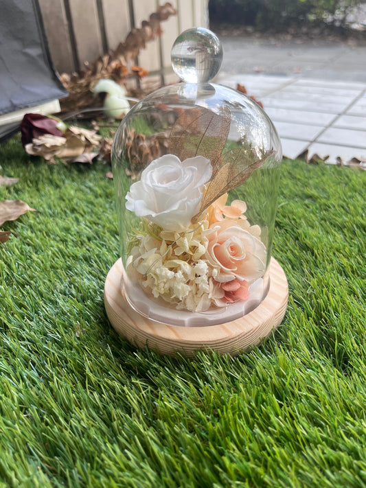 gift-g034永生花罩盅S(帶燈)