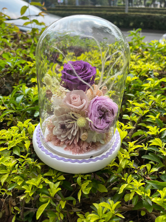 gift-g018永生花罩盅L