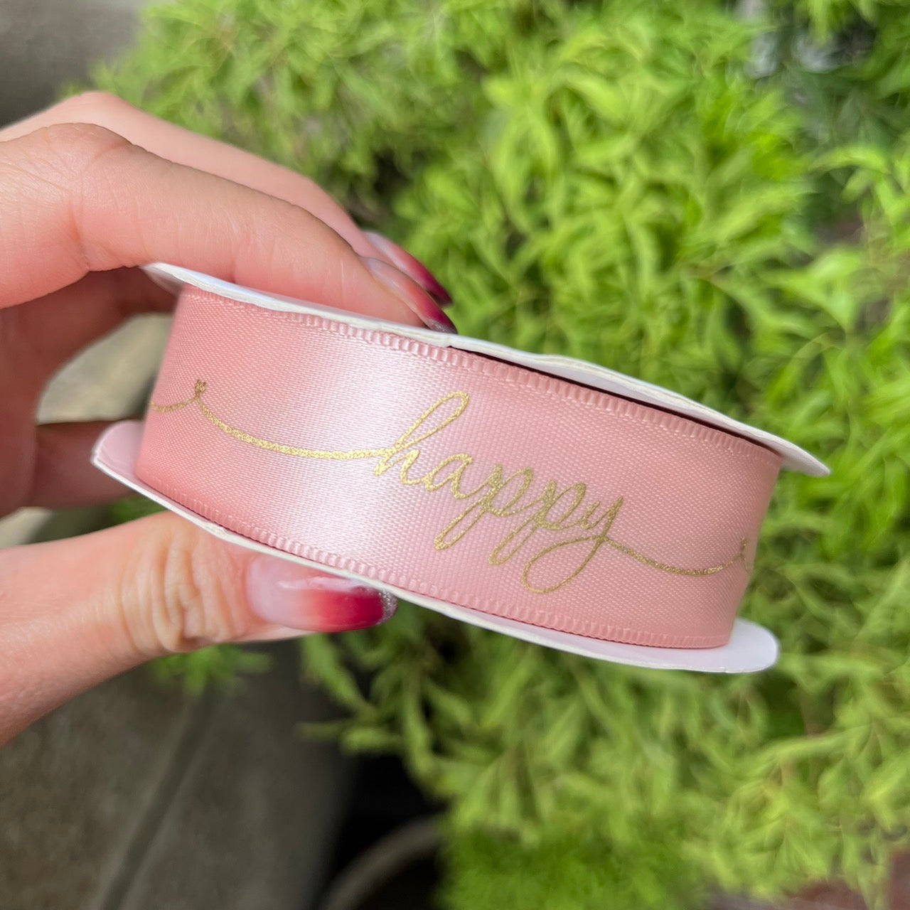 EP202A燙金緞帶(HAPPY)2.5cm