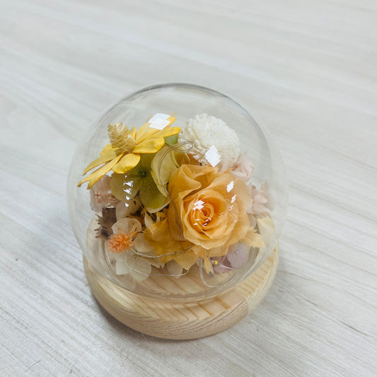 gift-g021永生花罩盅xs(帶燈)