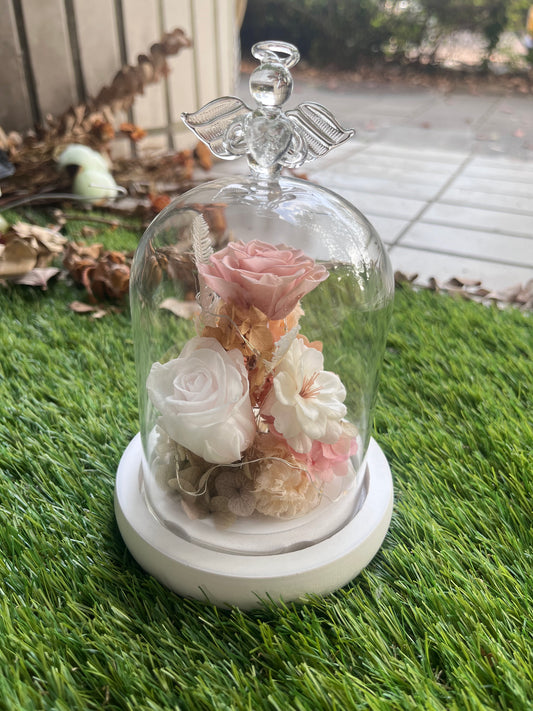gift-g033永生花罩盅S(帶燈)
