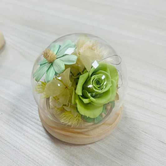 gift-g023永生花罩盅xs(帶燈)