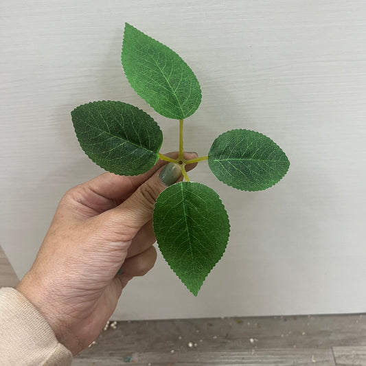 af002人造樹葉(隨機出貨) &香皂玫瑰花杆