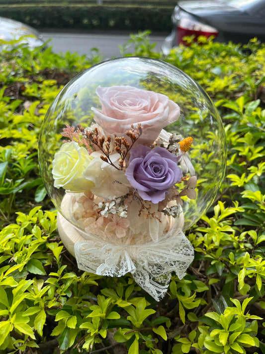 gift-g019永生花罩盅M