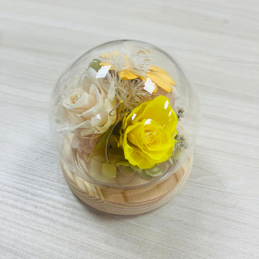 gift-g022永生花罩盅xs(帶燈)