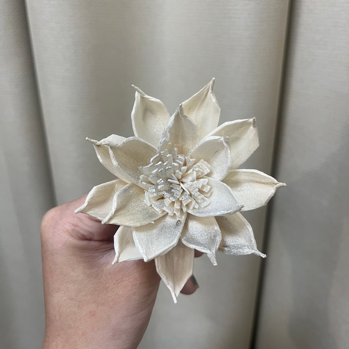 ✿ 台灣現貨 ✿ S-N索拉花 8CM 通草花 擴香花 梔子花