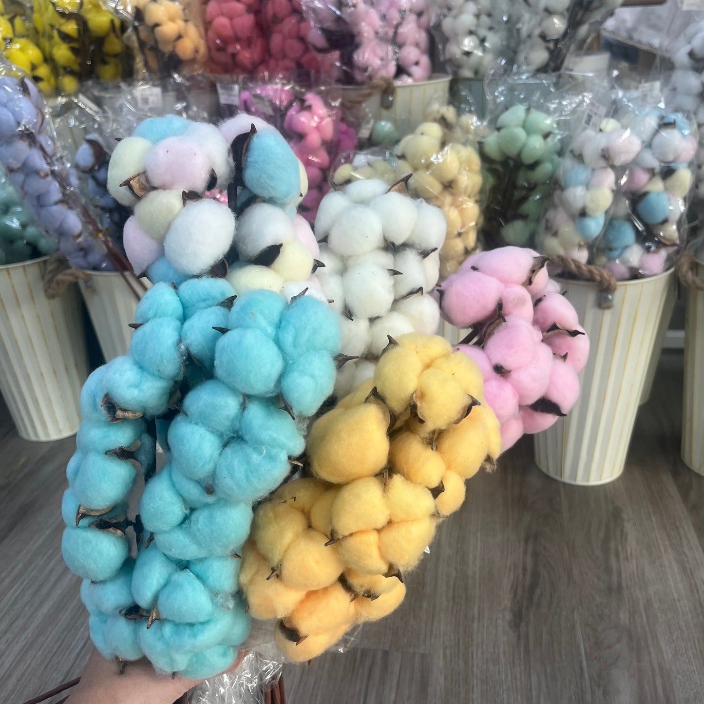 ✿ 台灣現貨 ✿ SH00棉花 原裝 十支裝 手工花
