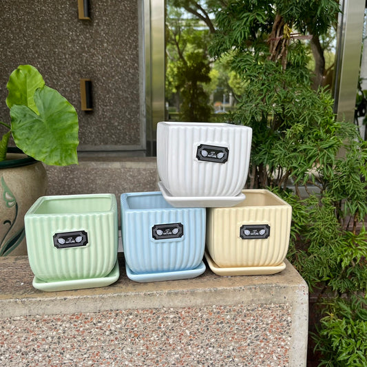 CP034小方形瓷器B款(帶盆)