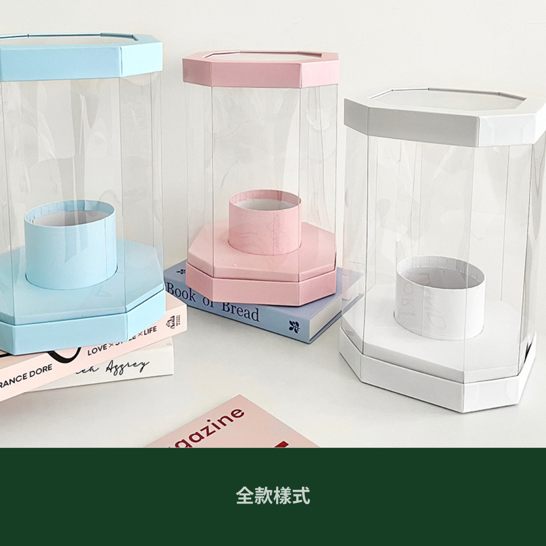 EM071 八角花束盒 花盒 永生花花盒 乾燥花花盒