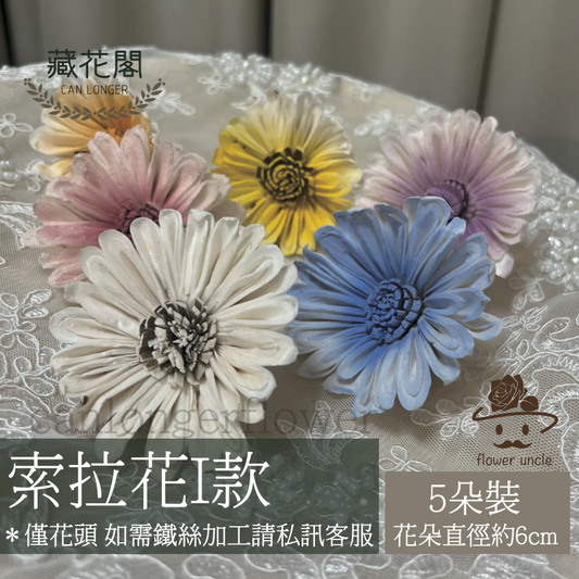 ✿ 台灣現貨 ✿ S-I 索拉花 6CM 通草花 擴香花 太陽菊 非洲太陽